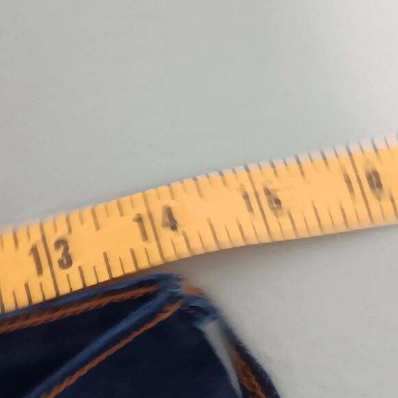 Old Navy Rockstar Skinny Jeans Women Size 4 Tall Dark Blue Denim Cotton Mid Rise - Picture 5 of 7